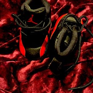 Black and red Jordan